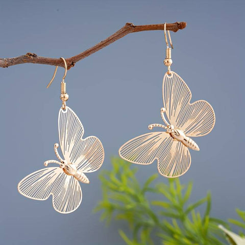 Pendientes Mariposa Bohemia