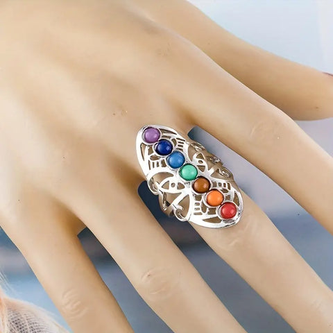 Anillo de 7 Chakras