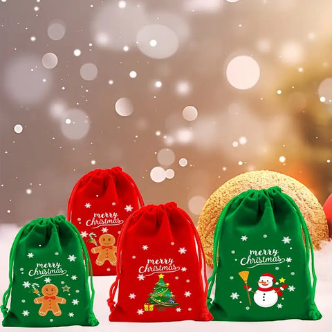 Bolsa Tejida Navidad