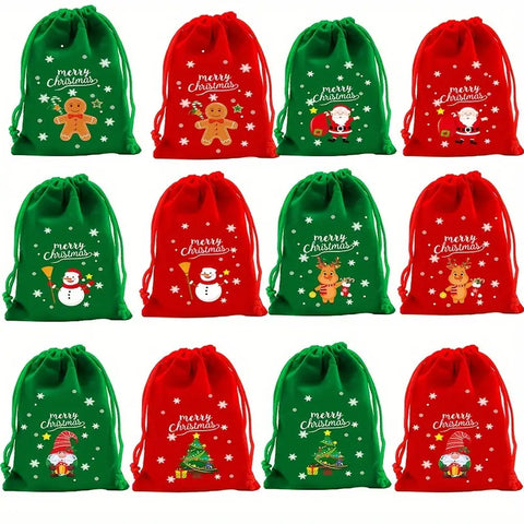 Bolsa Tejida Navidad