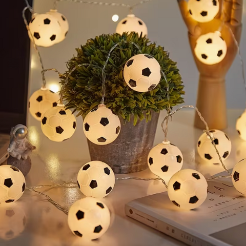 Extensión de luces en forma de balón de fútbol