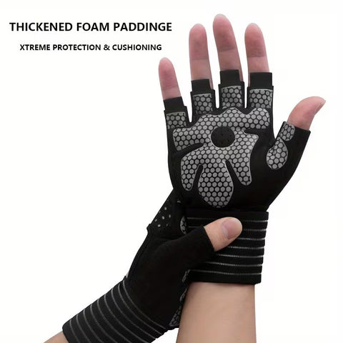 Guantes deportivos sin dedos