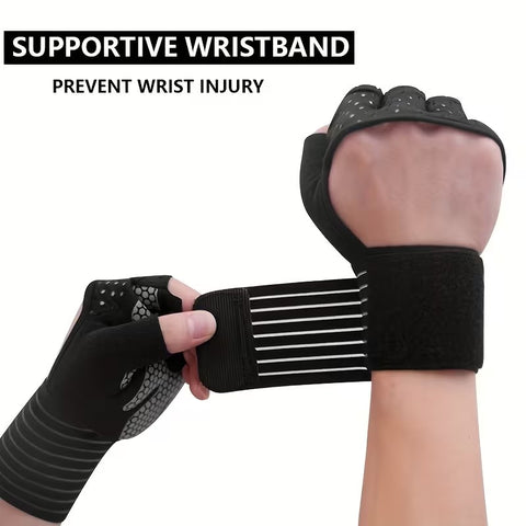 Guantes deportivos sin dedos