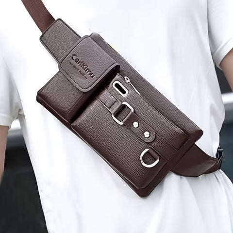 Riñonera Unisex con Múltiples Compartimentos