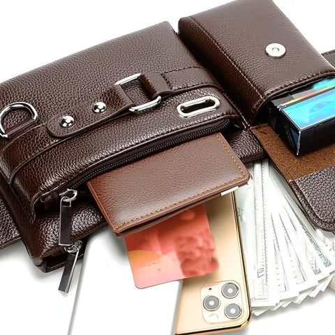 Riñonera Unisex con Múltiples Compartimentos