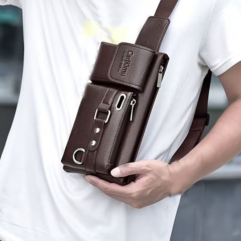 Riñonera Unisex con Múltiples Compartimentos