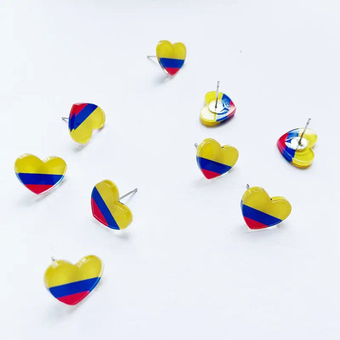 Aretes Corazón Colombia