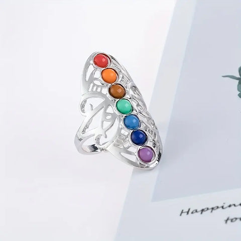 Anillo de 7 Chakras