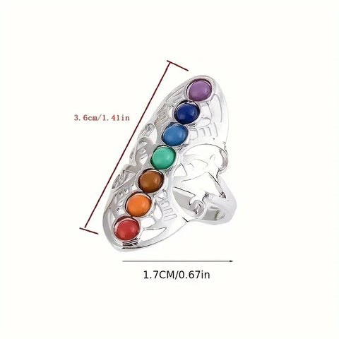 Anillo de 7 Chakras