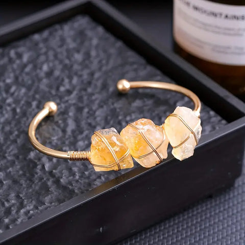 Brazalete de energía piedra natural