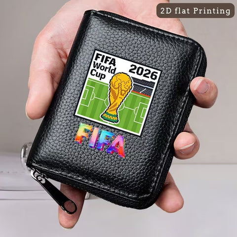 Porta Tarjetas FIFA 2026 con Cremallera Multifuncional