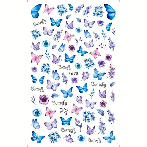 Calcomanías de Diseño de Mariposas