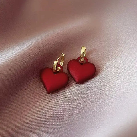 Pendientes Corazón Metálico