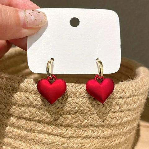 Pendientes Corazón Metálico