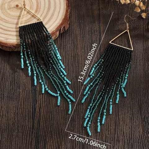 Pendientes Triangulares Bohemios