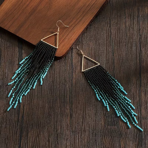 Pendientes Triangulares Bohemios