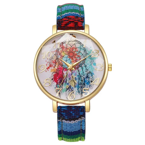 Reloj de mujer tejido