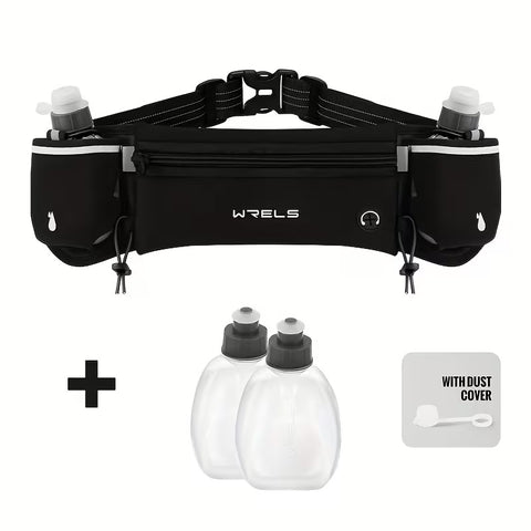 Riñonera Deportiva con Doble Botella de Agua