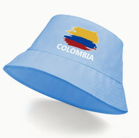 Sombrero pescador estampado de Colombia