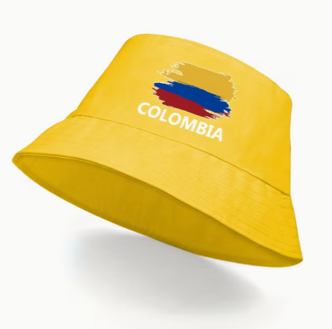 Sombrero pescador estampado de Colombia