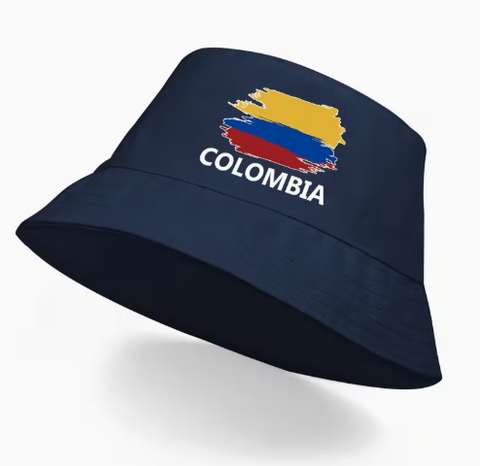 Sombrero pescador estampado de Colombia